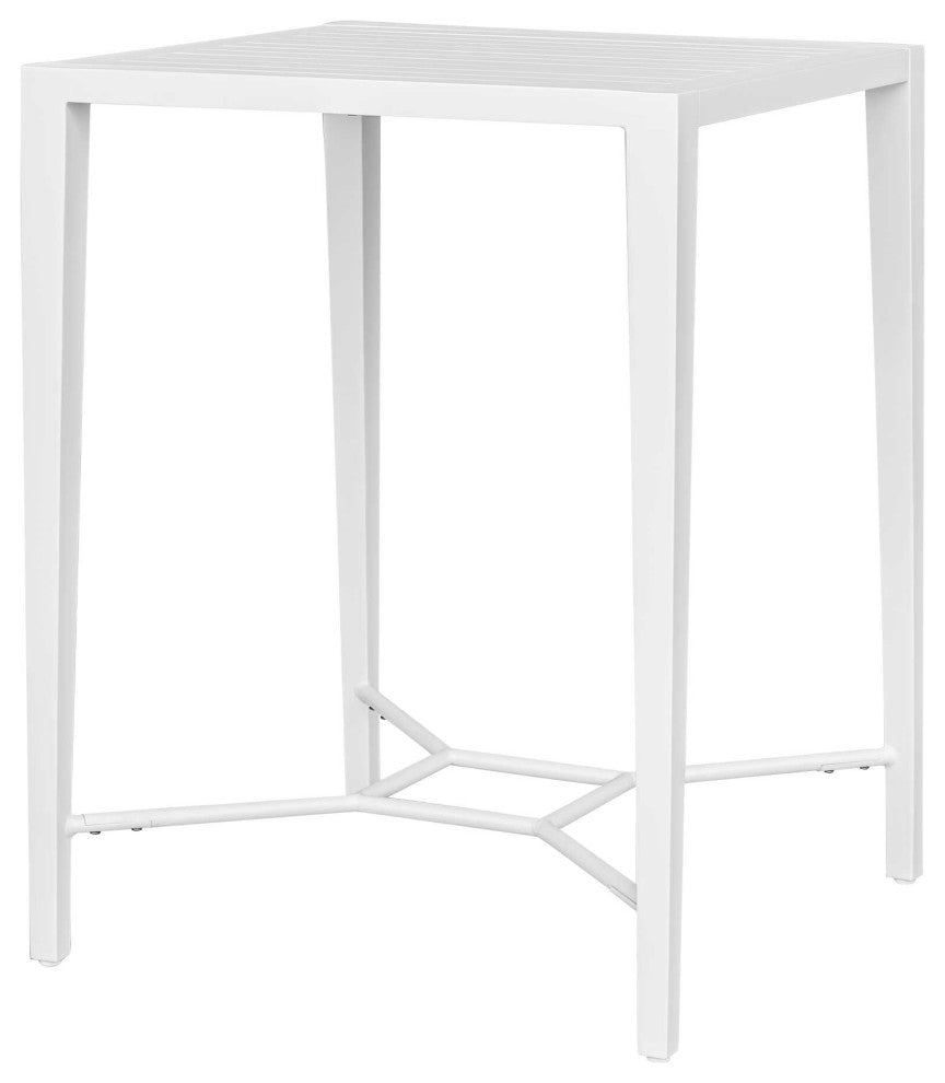 Uttermost Montellano White Outdoor Bar Table
