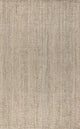 Pata Hand Woven Area Rug, Light Ivory, 8 X 10