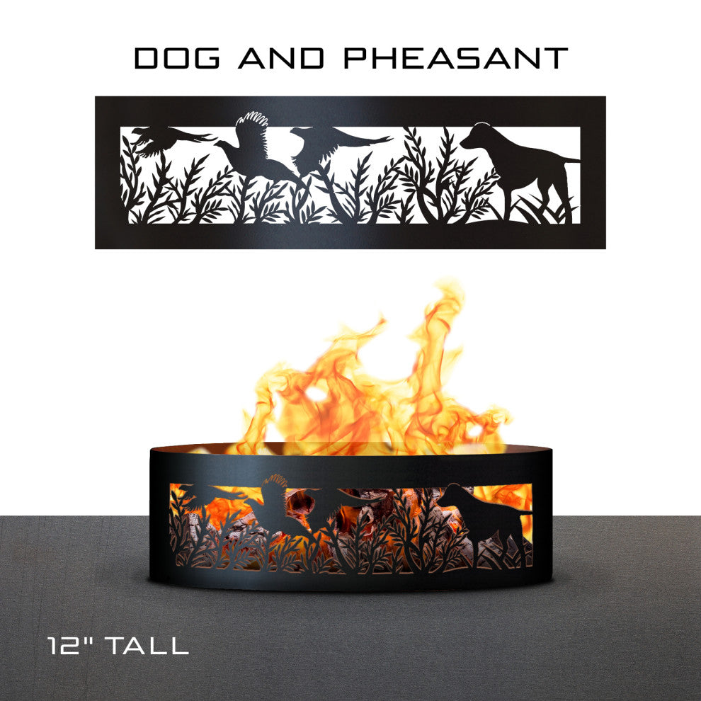 Dog N Pheasant Fire Ring, 30", 38