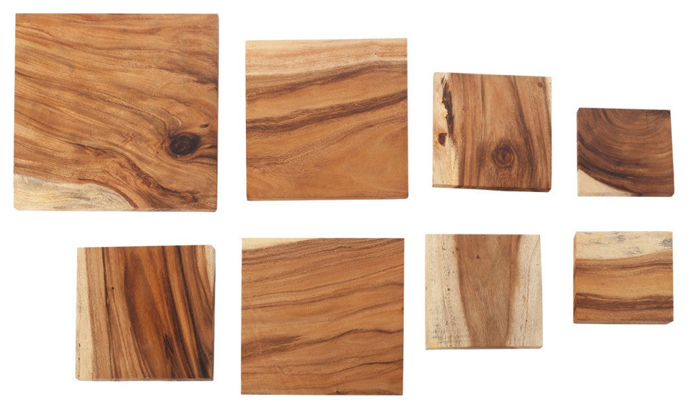 Square Standout Wall Art, 8-Piece Set