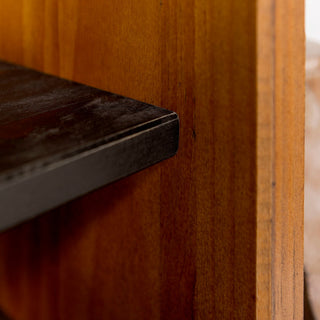 Alpine 42" Rustic Two-Tone Solid Wood Entry Bench - Amber