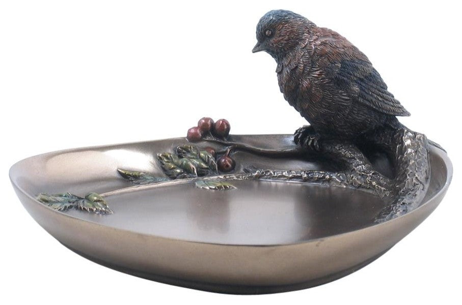 Pyracantha and Blue Tit Dish