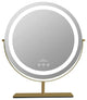 Aura Tri Tone LED Makeup Mirror, Gold