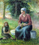 Camille Pissarro Peasant Woman and Her Daughter- Eragny Wall Decal