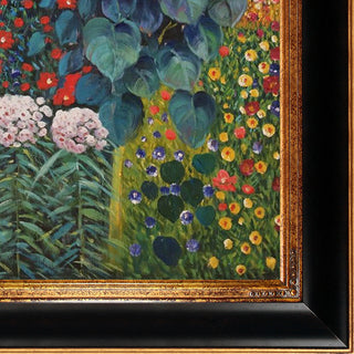 Farm Garden with Sunflowers, Opulent Frame 30 x 42