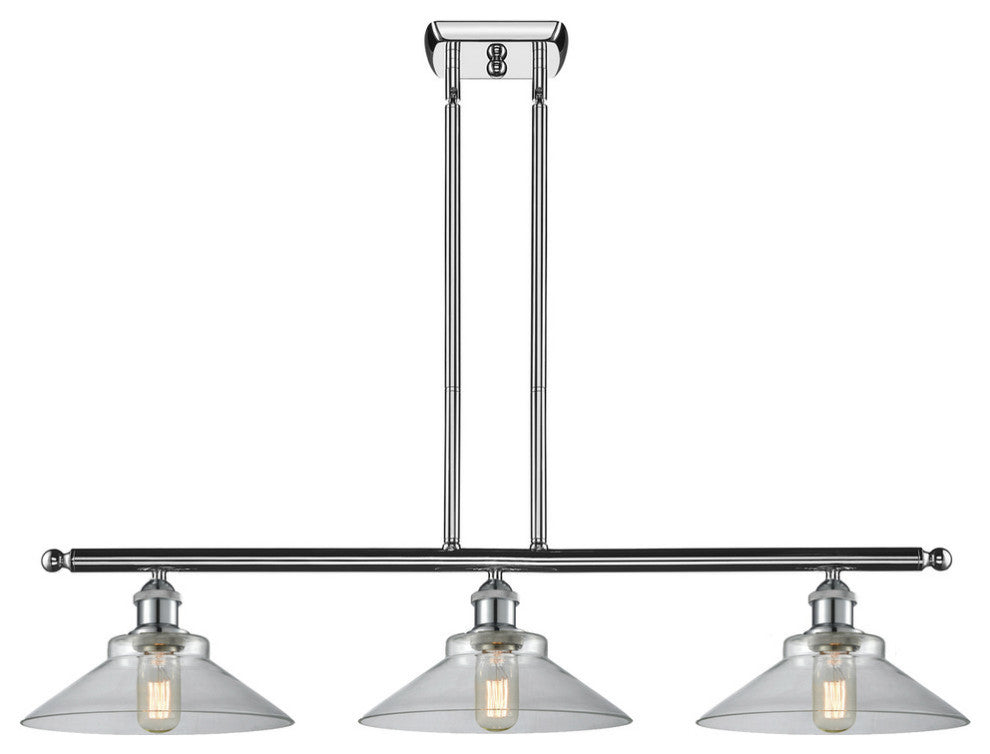 Innovations Lighting 516-3I-Pc-G132-Led 3 Light Dimmable Led Island Light
