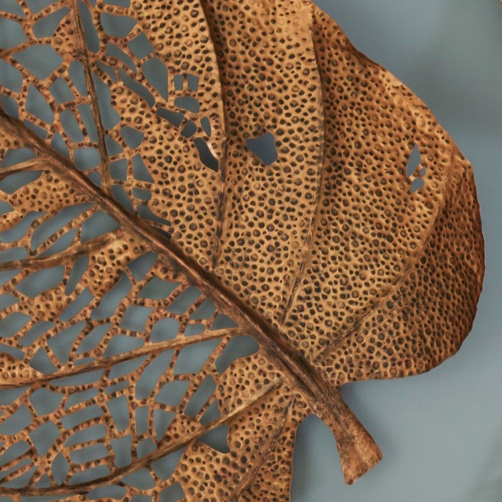 Birch Leaf Wall Art, Copper, Large