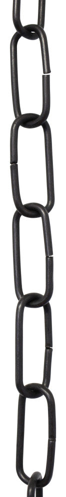 Brass Standard Link Chandelier Chain, 3', Oil Bronzed Black, U40