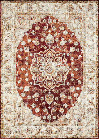 United Weavers Bridges Ponte Vecchio Rug, Crimson (3001-00436), 1'10"x3'0"