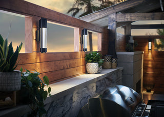 Hinkley 22" Mist Medium Outdoor Wall Mount Lantern Light, Bronze