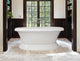 Bello 79"x39" Free Standing Pedestal Heated Soaking Bath With Access Panel