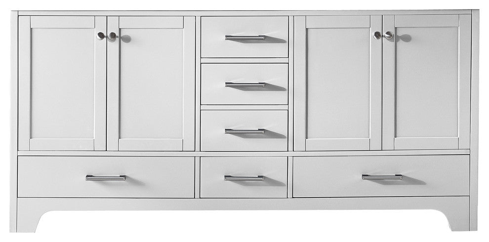 72" Double Sink Bathroom Vanity Base