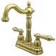 Kingston Brass 4" Centerset Bar Faucet, Polished Brass