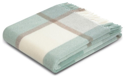 Bergamo Green Wool Throw