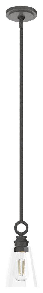 Hunter 6" Klein Noble Bronze 1 Light Pendant Ceiling
