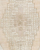 Vintage Beige Turkish Oushak Area Rug, 5'3x9'9
