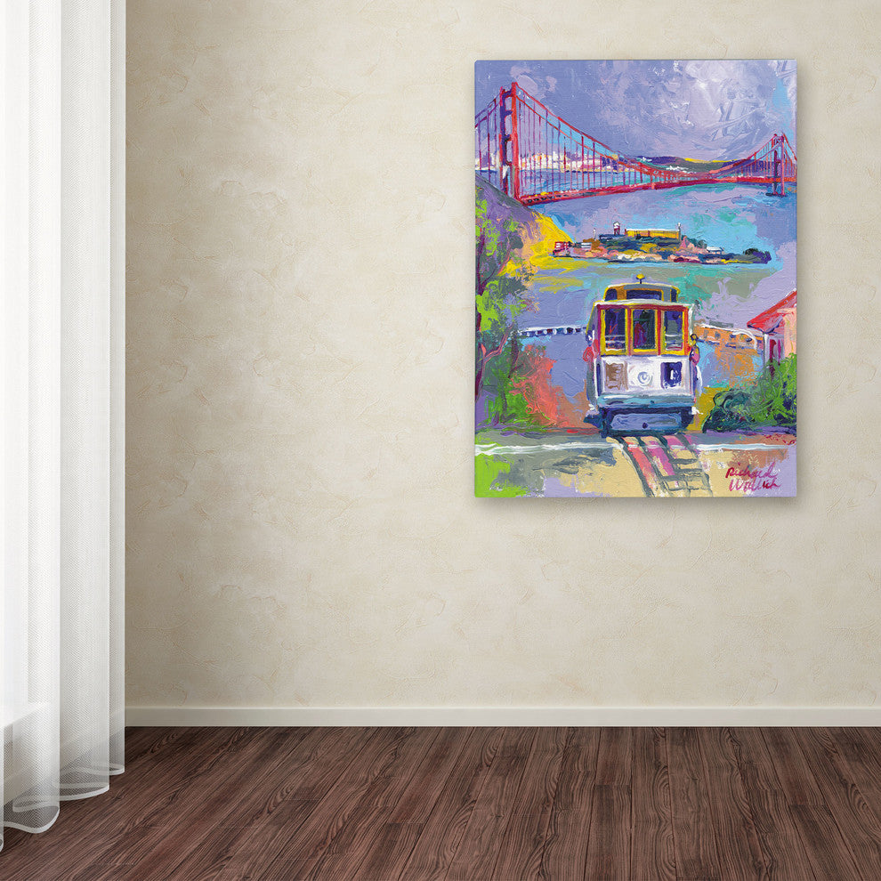 'San Francisco 2' Canvas Art by Richard Wallich