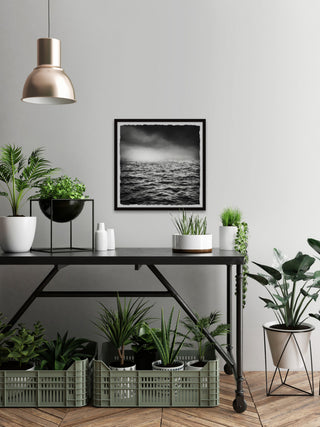 "Ocean Storm" Framed Painting Print, 24x24