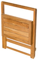 Teak Shower Bench Folding 16" (40 cm) with handle
