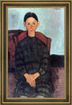 Amedeo Modigliani Young Girl Black Apron