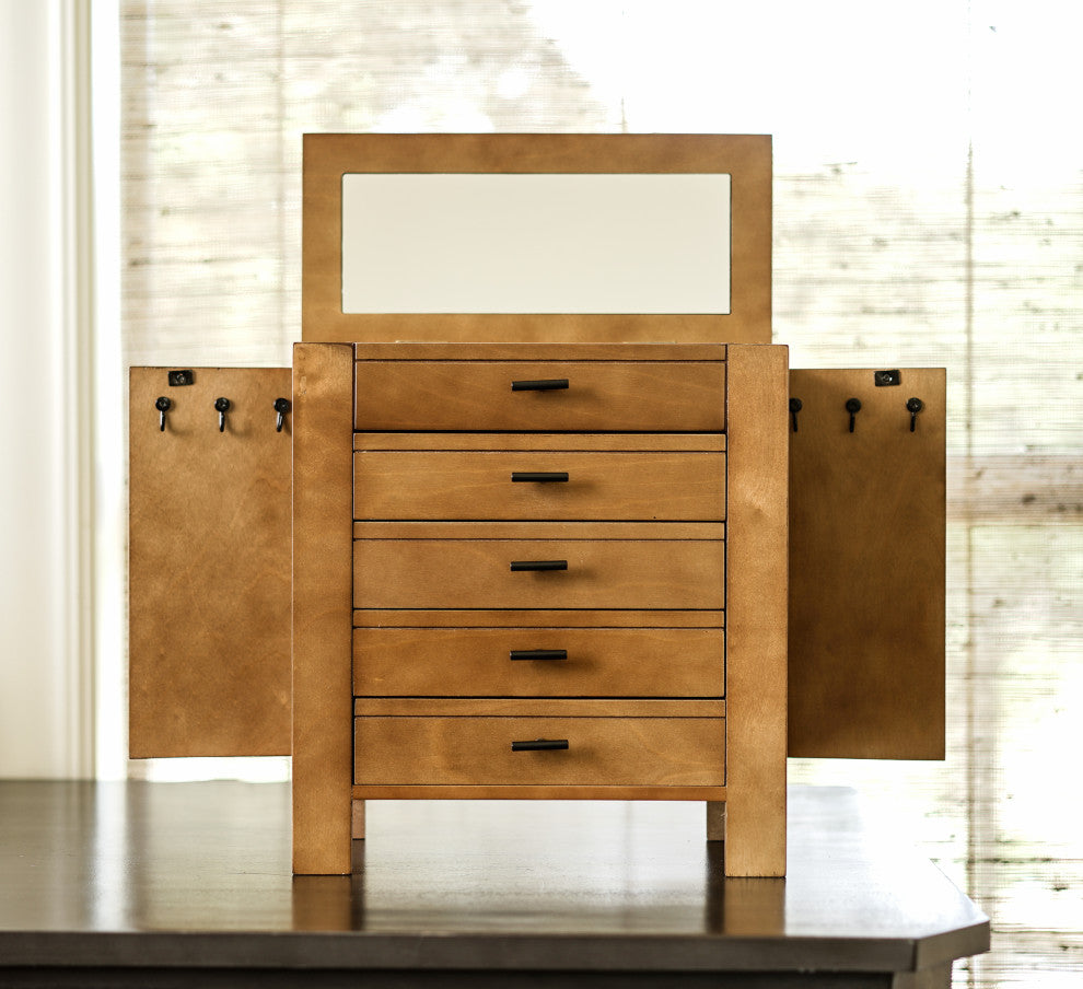 Emma Jewelry Chest, Pine