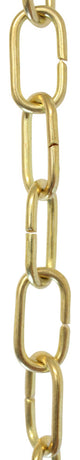 RCH Hardware Brass Standard Link Chandelier Chain, 3'', Acid Dipped, U40