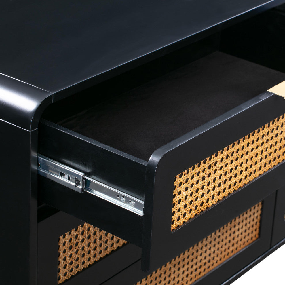 Christine 6 Drawer Dresser - Black