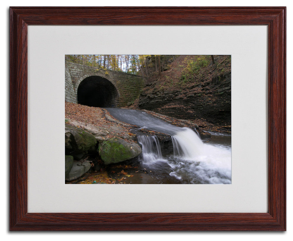 'Monotonous Beauty' Matted Framed Canvas Art by Monica Fleet