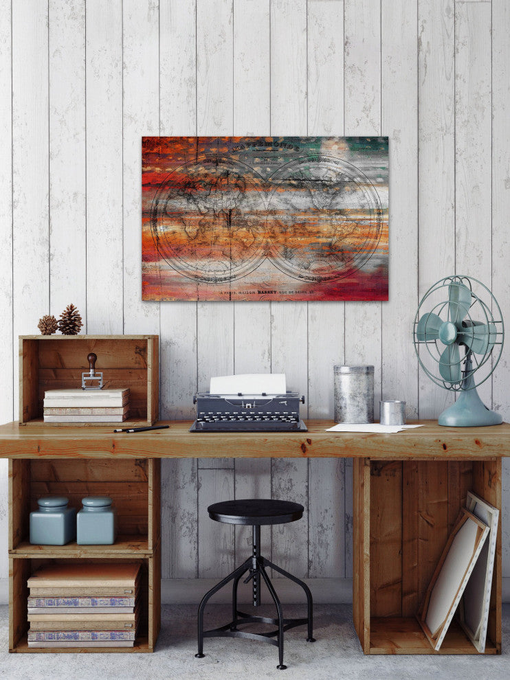 "Old World Red" Fine Art Canvas Print, 45"x30"