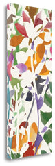 "Pink Garden Panel II White" By Wild Apple Portfolio, Gallery Wrap Canvas