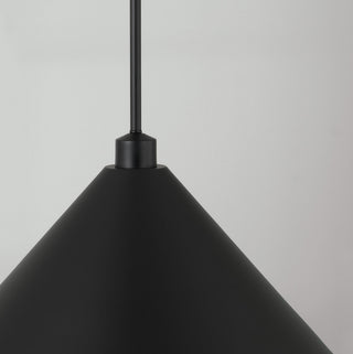Capital Lighting 351311 Alden 18"W Pendant - Matte Black