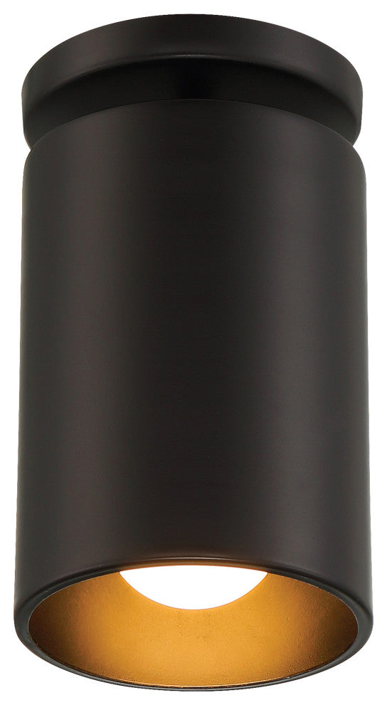 Pint LED Semi Flush Mount, Matte Black