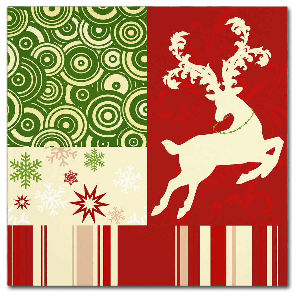 Tina Lavoie 'Beautiful Christmas II' Canvas Art, 24" x 24"