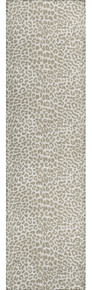 Indoor/Outdoor Mali ML2 Stone Machine Washable 2'3" x 10' Runner Rug