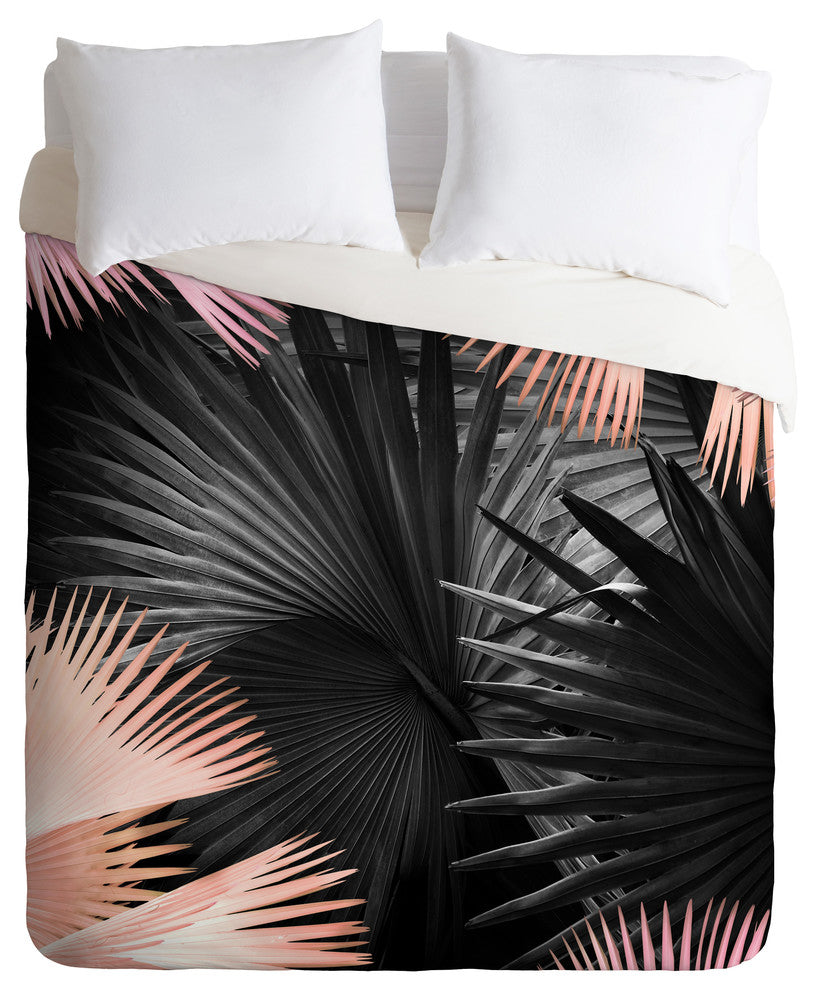 Iveta Abolina Midnight Coral Duvet Cover