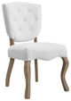 Array Vintage French Upholstered Dining Side Chair
