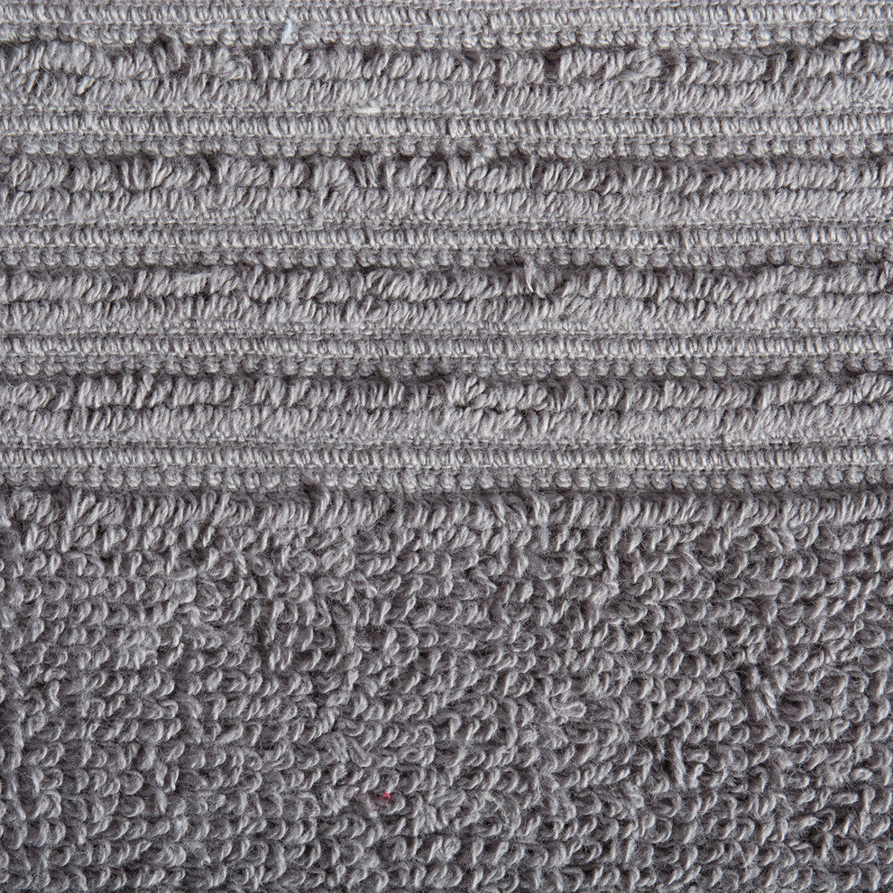 DII Assorted Gray Ribbed Terry Dishtowel, Set of 4