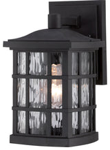 Stonington 1-Light Outdoor Lantern, Mystic Black