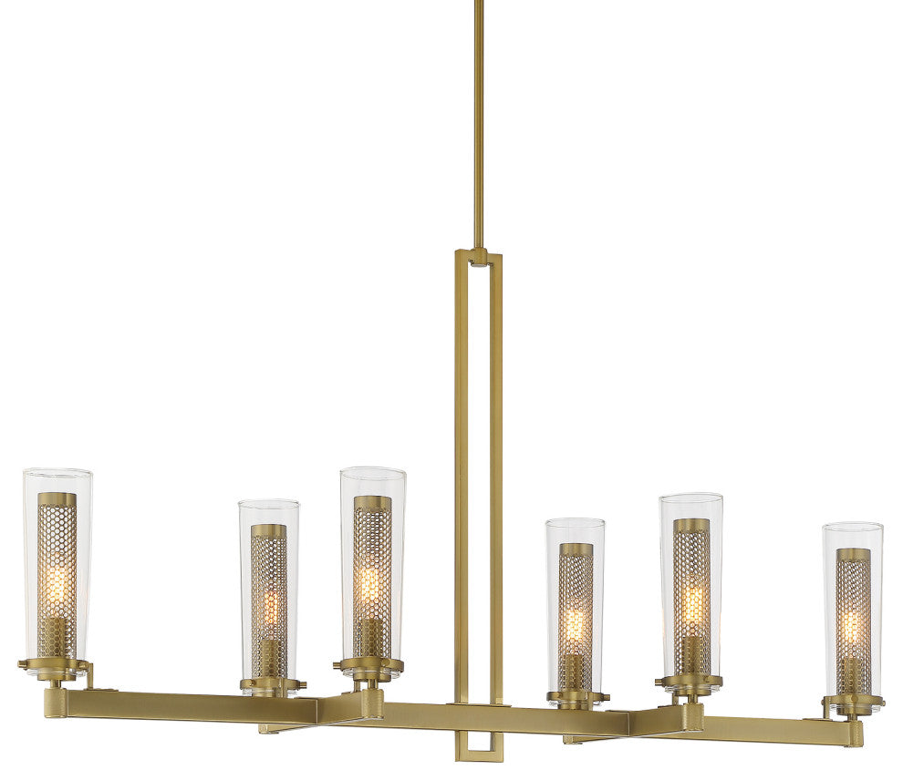 Minka Lavery Emmerham 6 Light Island, Soft Brass
