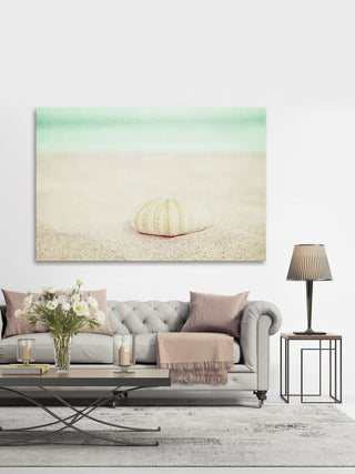 "Green Seas" Painting Print on Wrapped Canvas
