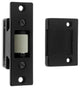 Solid Brass Heavy Duty Silent Roller Latch With Square Strike, Matte Black