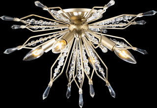 Varaluz Orbital 4-lt Wall/Ceiling Light - Gold Dust