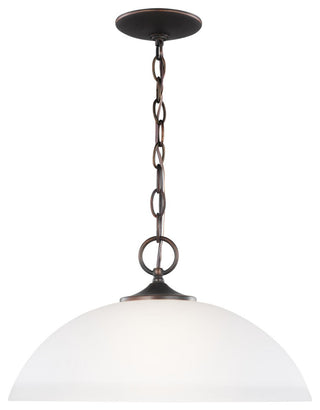 Generation Lighting 6516501 Geary 16"W Outdoor Pendant - Bronze