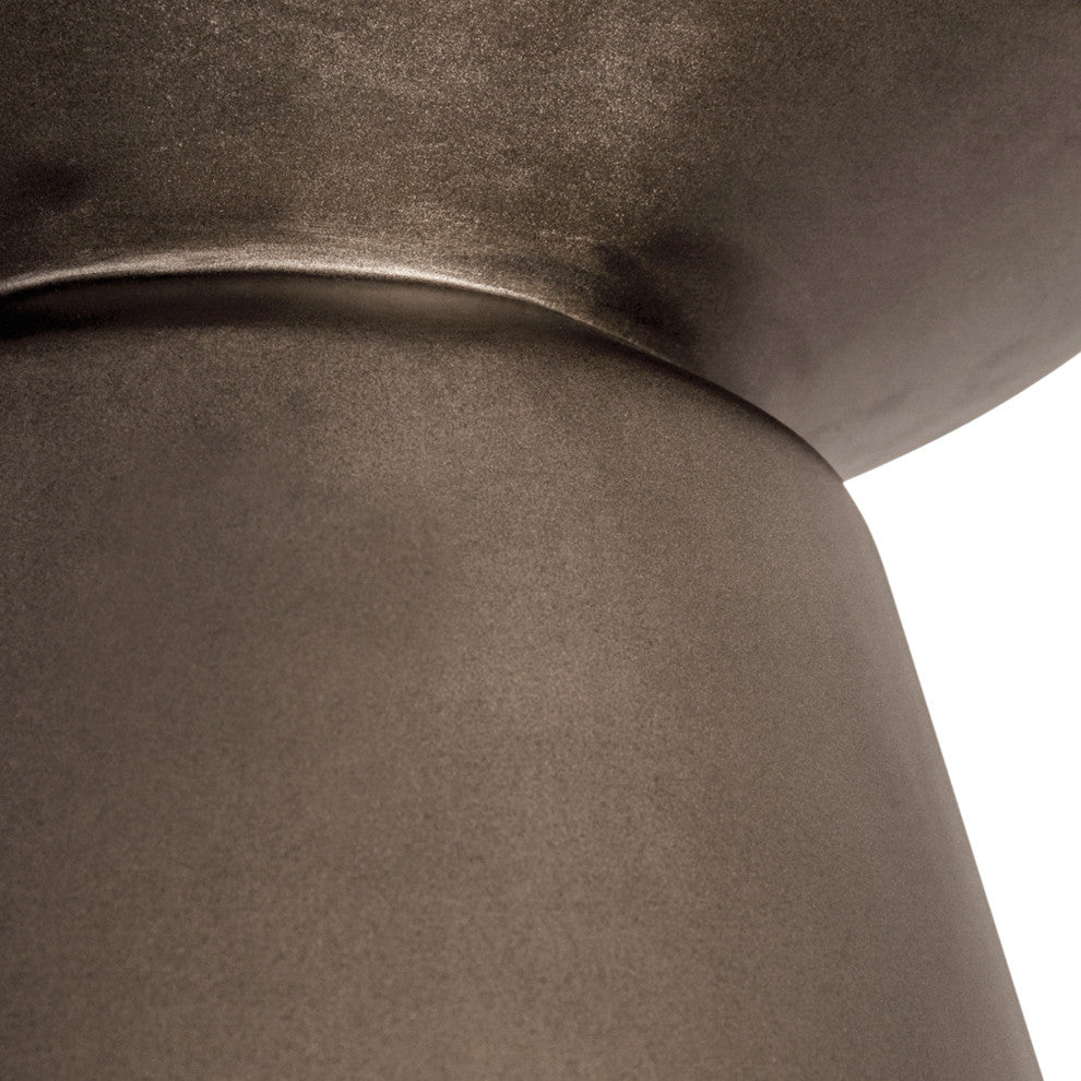 Misha Concrete Mineral Side Table, Bronze