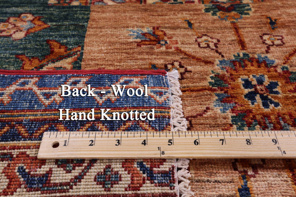 5' 8" X 7' 8" Super Kazak Handmade Wool Rug Q11086