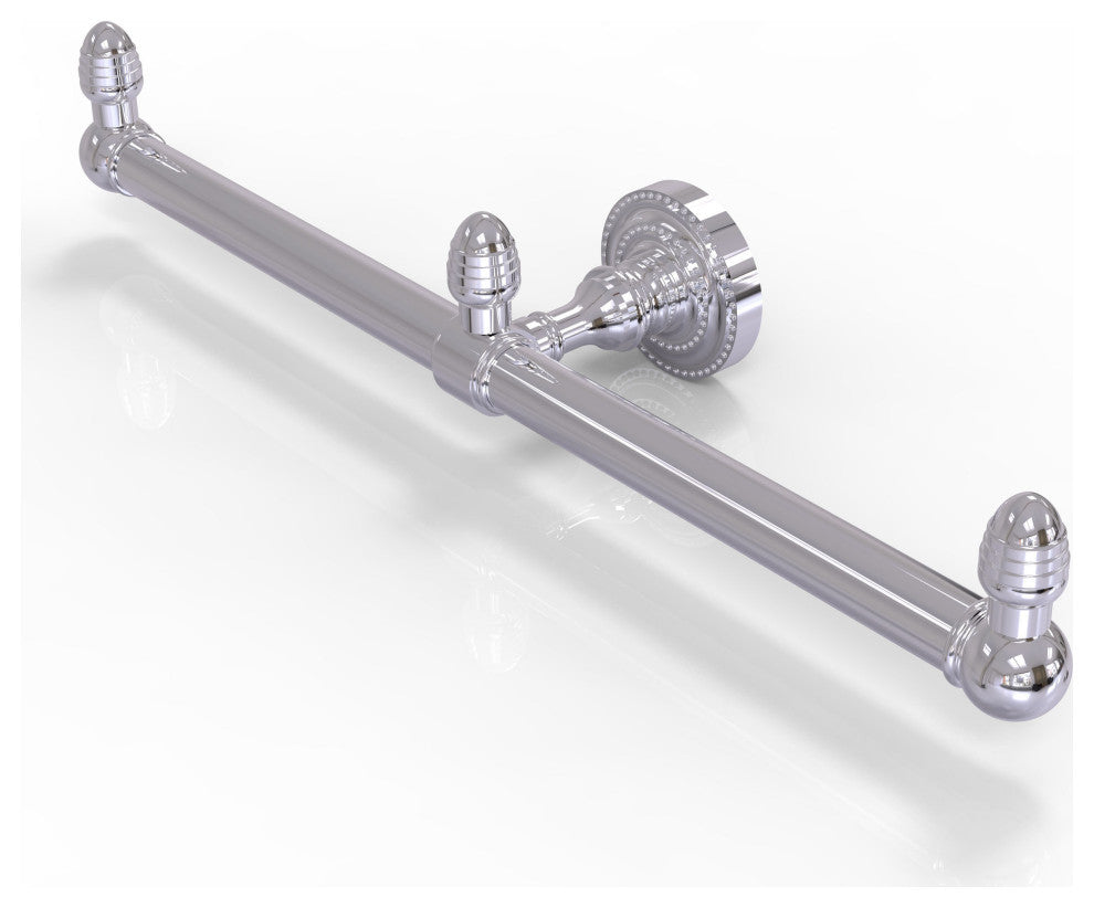 Dottingham 2 Arm Guest Towel Holder, Polished Chrome
