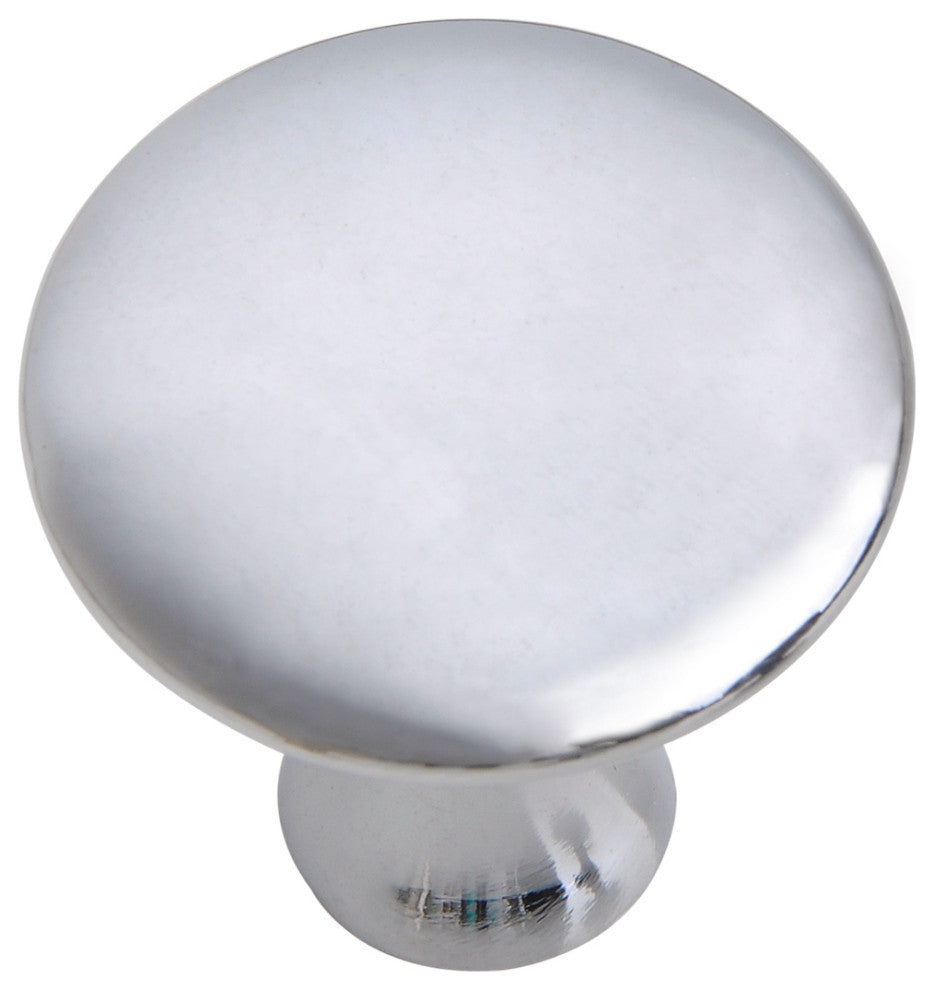 Utopia Alley Charlton Cabinet Knob, 1.2" Diameter, Polished Chrome, 25 Pack