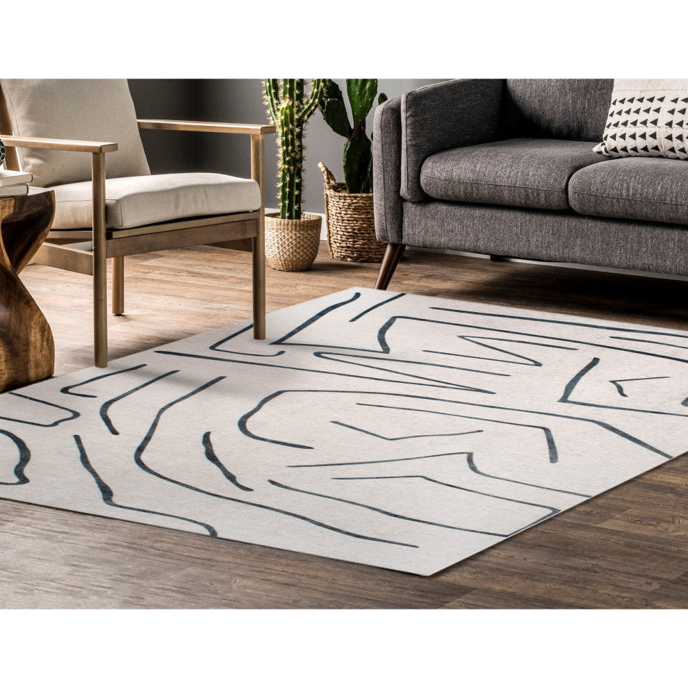 Fallon 5'25" X 7'21" Ft Power Loomed Indoor Rug