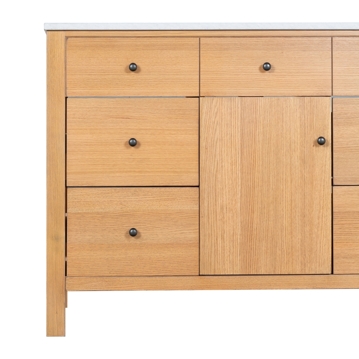 Safavieh Couture Tompkinson Vanity, Natural/White, 48In