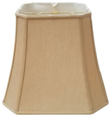 Royal Designs Square Cut Corner Basic Lampshade, Antique Gold, Antique Gold, 9.5